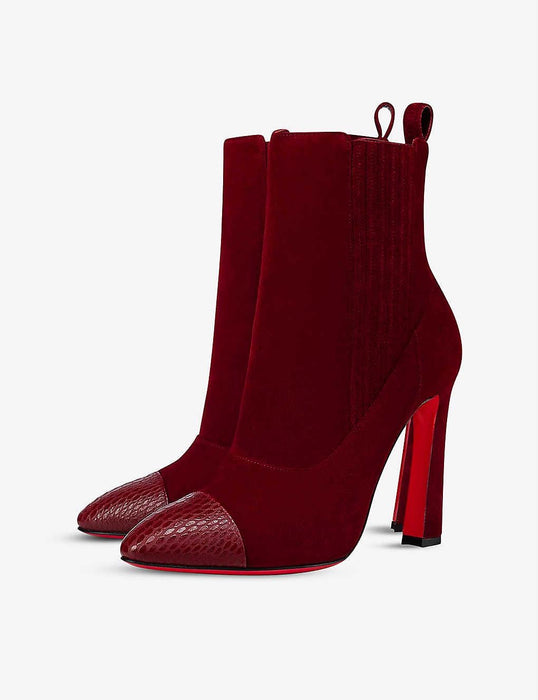 Christian Louboutin Me in the 90's 100mm Jurassic Calf Bootie