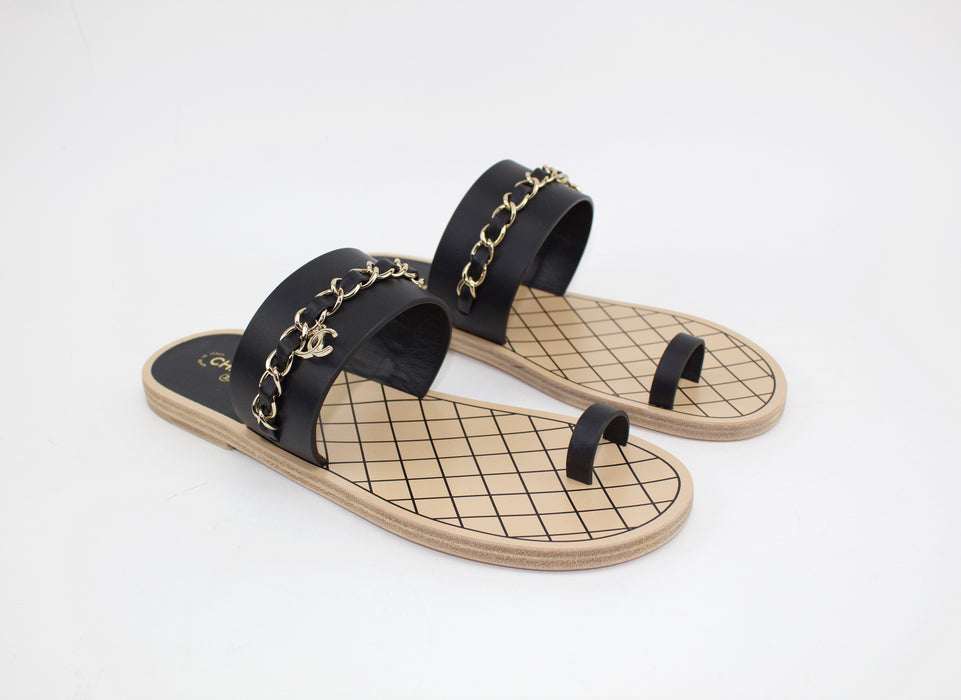 CHANEL THONG SANDALS