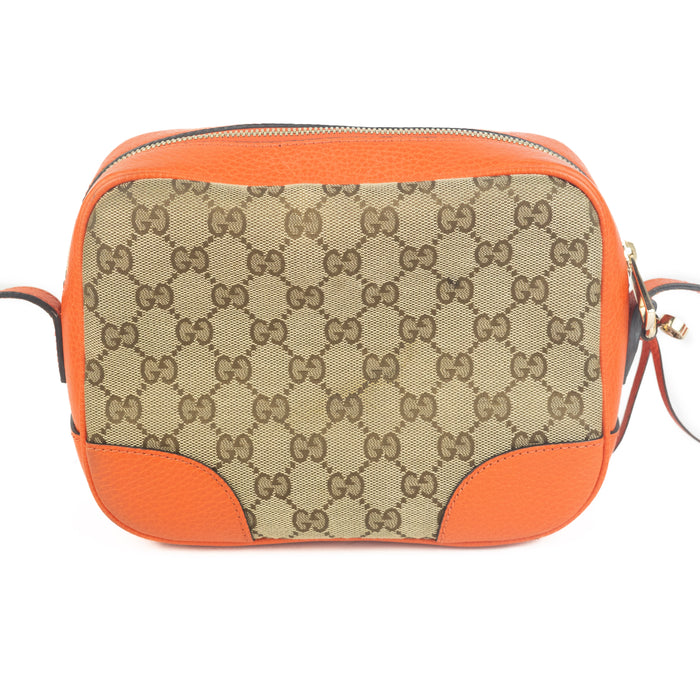 Gucci GG Canvas Bree Bag in orange