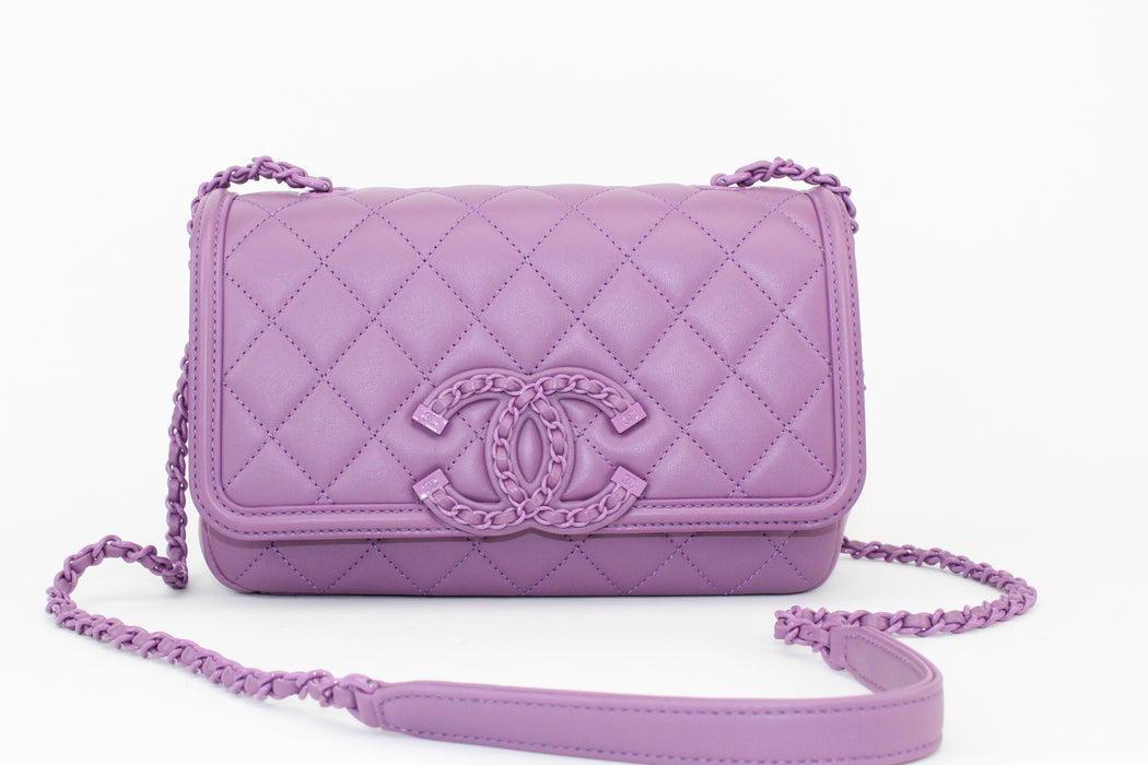 Chanel Quilted Flap Wallet On Chain