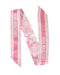 Dior Toile de Jouy Sauvage Silk Twill Mitzah Scarf in Ivory and Peony Pink