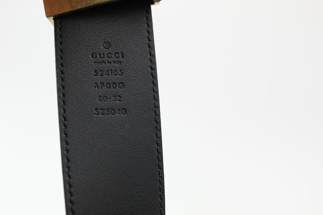 Gucci GG  Leather Belt