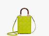 Fendi Mini Sunshine Shopper Bag in Acid Green
