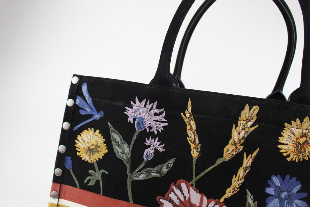 Dior Embroidered Floral book Tote Limited edition