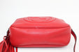 Gucci Soho Leather Disco Bag Red