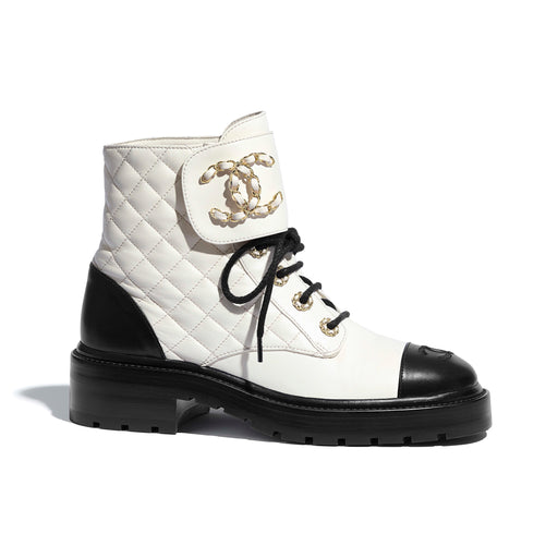 Chanel Women Lace Boots and Black — INC