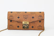 Mcm Visetos Two Fold Wallet on Chain