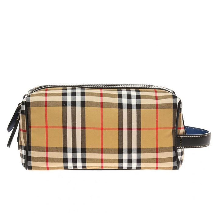 Burberry Vintage Check Canvas Toiletry bag