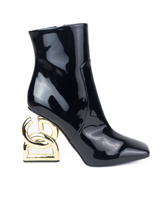 Dolce & Gabbana Patent leather DG  ankle boots
