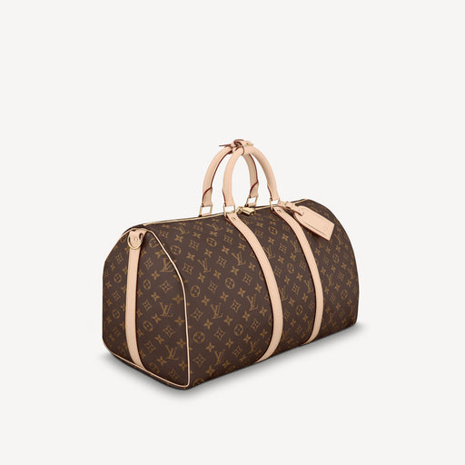 leather keepall bandouliere 50